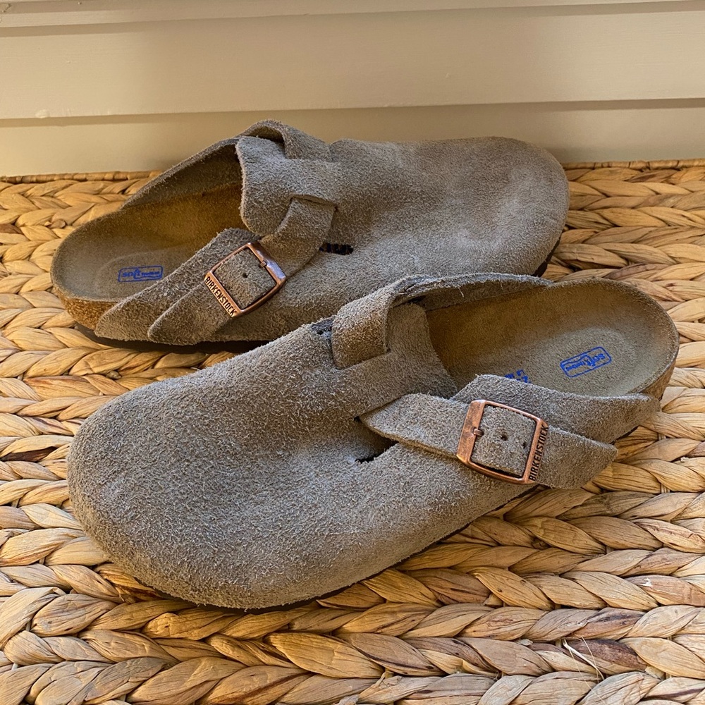 Brand New! Birkenstock Boston Soft Footbed *Taupe*